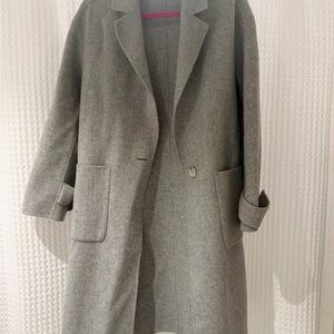 Theory Women's Classic Gray Pea Coat